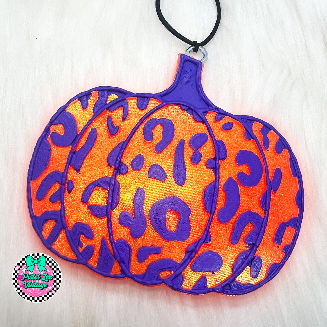 Leopard Print Pumpkin Freshie