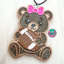 Load image into Gallery viewer, Football Teddy Bear Freshie
